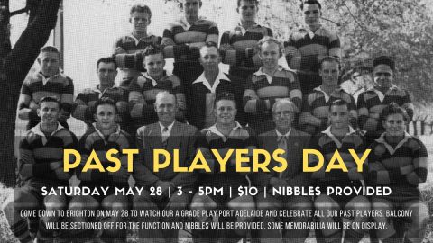 Brighton Social Past Players Day May 28